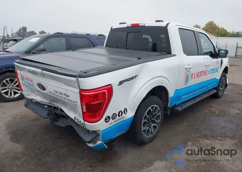 2022 Ford F-150 Xlt z USA, uszkodzony, nr VIN 1FTEW1CPXNFA72251